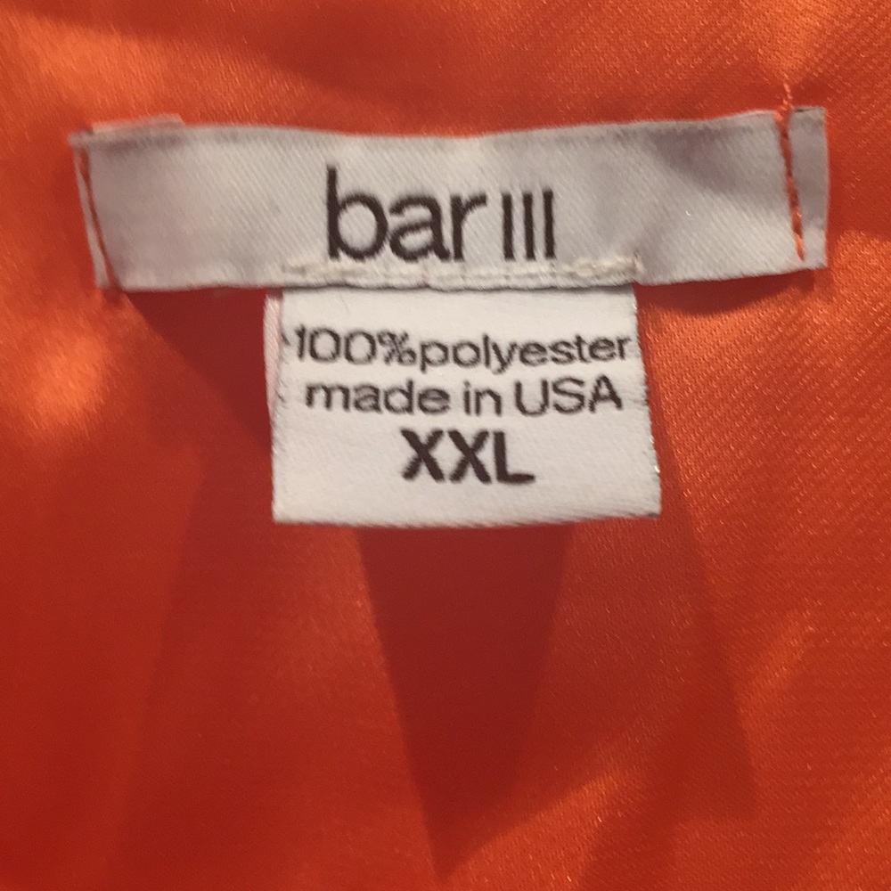 Bar III Tokyo coral rose dress size XXL - Picture 4 of 4
